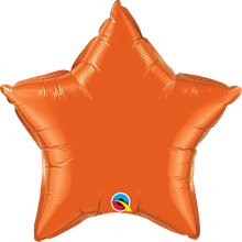 Load image into Gallery viewer, 20" Orange Star Foil Balloon