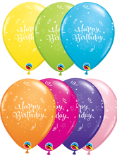 Load image into Gallery viewer, Happy Birthday Shining Star 11" Balloons