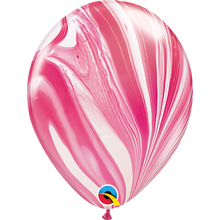 Load image into Gallery viewer, SuperAgates/Marble Latex Balloons (11'')