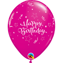 Load image into Gallery viewer, Happy Birthday Shining Star 11" Balloons
