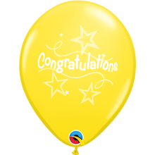 Load image into Gallery viewer, Yellow-CongratulationsStarStreamers11_Balloons