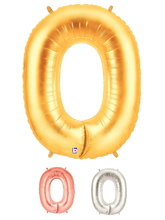 Load image into Gallery viewer, Letter O Foil Balloon Letters