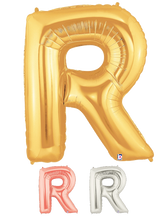 Load image into Gallery viewer, Letter R Foil Balloon Letters