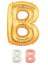 Load image into Gallery viewer, Letter B Foil Balloon Letters