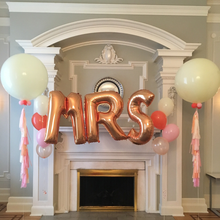 Load image into Gallery viewer, Rose Gold 40'' Foil Letter Balloon