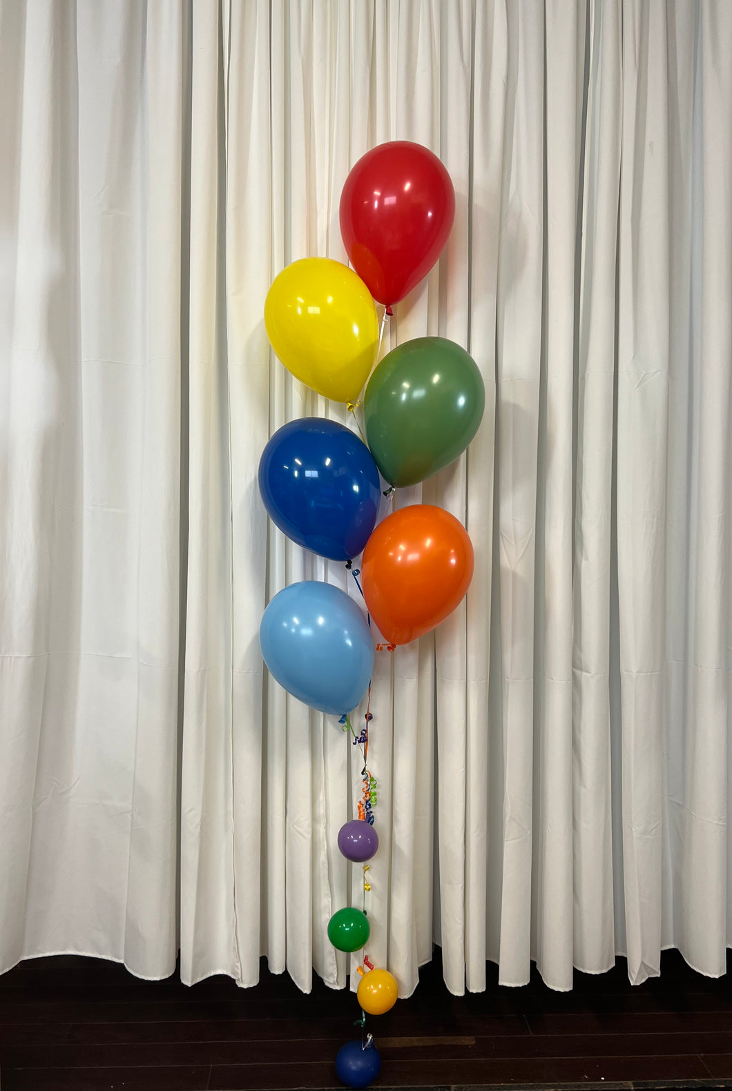 Colorful Rainbow Balloon Bouquet
