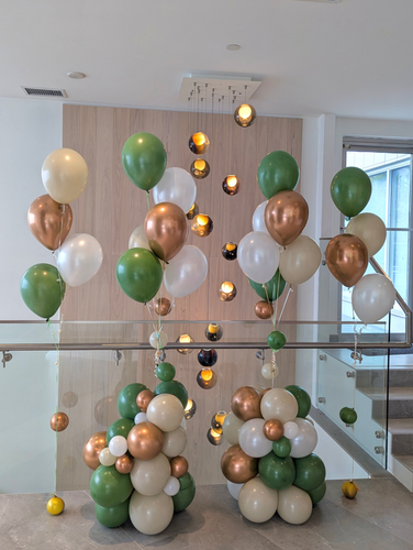 Hybrid Balloon Columns and Balloon Bouquets