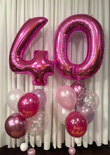 Load image into Gallery viewer, pink balloon package with number balloons
