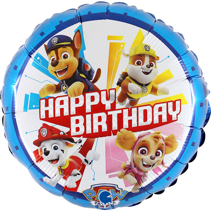 Paw Patrol Happy Birthday Foil Balloon