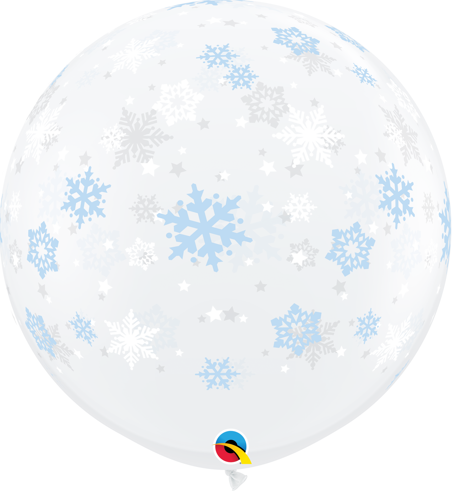 Winter Snowflakes Diamond Clear 3 ft. Balloon