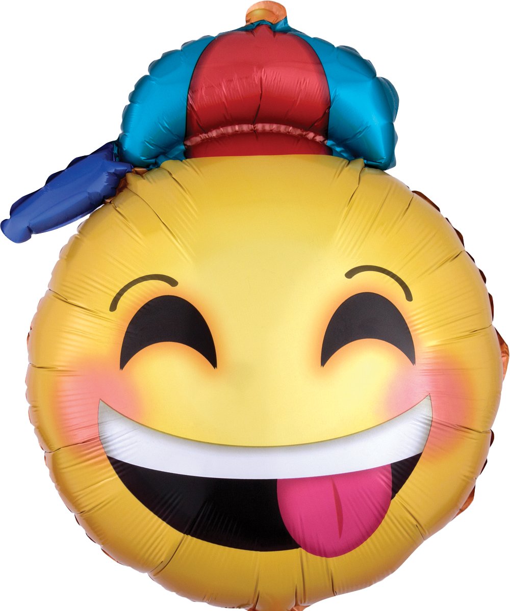 Happy Emoticons with Hat