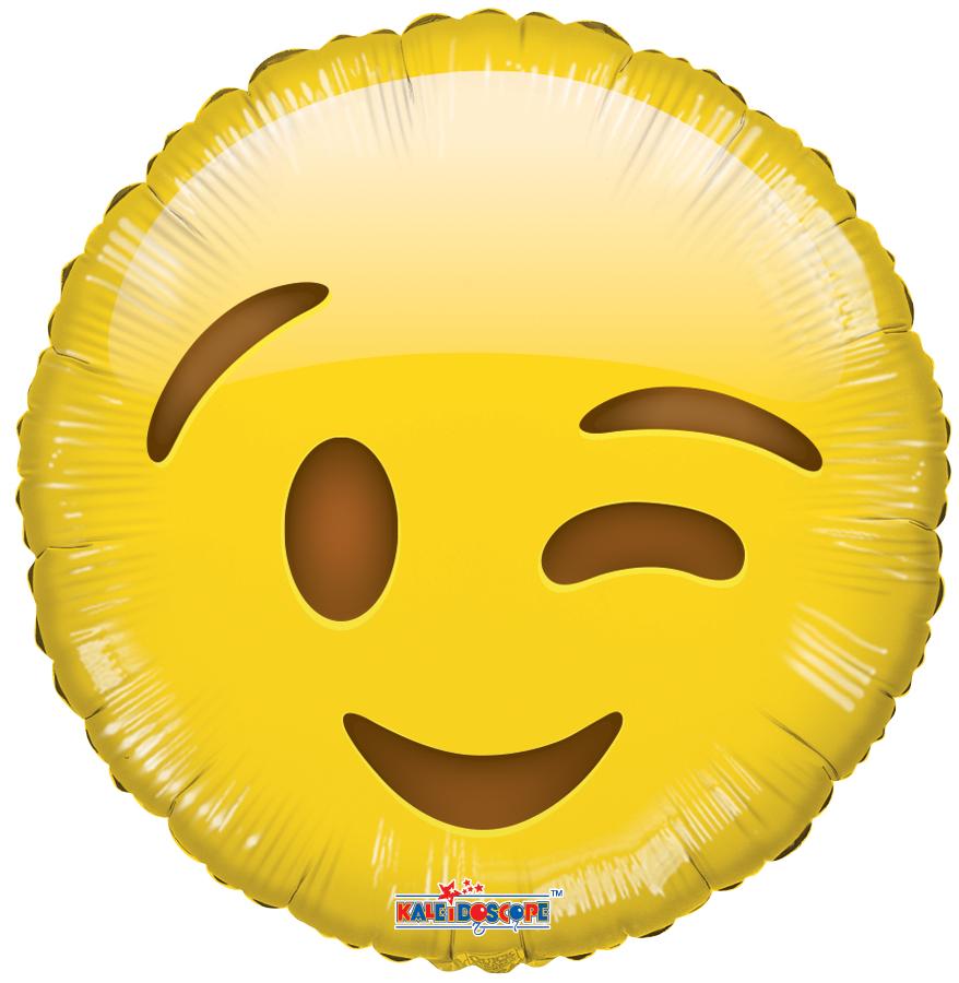 Smiley Wink Balloon Emoji