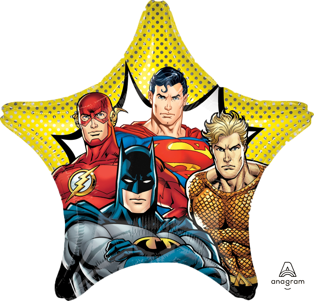 DC Justice League Star Supershape Balloon