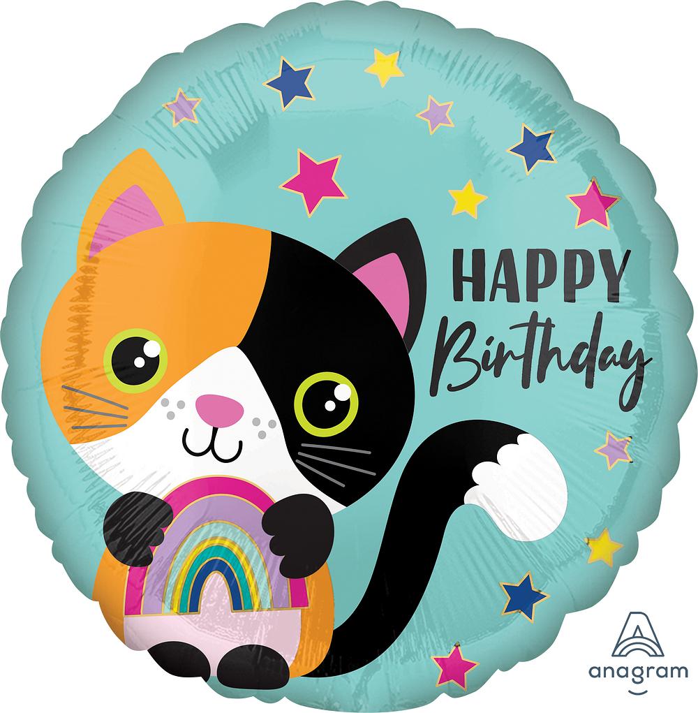Calico Cat Happy Birthday