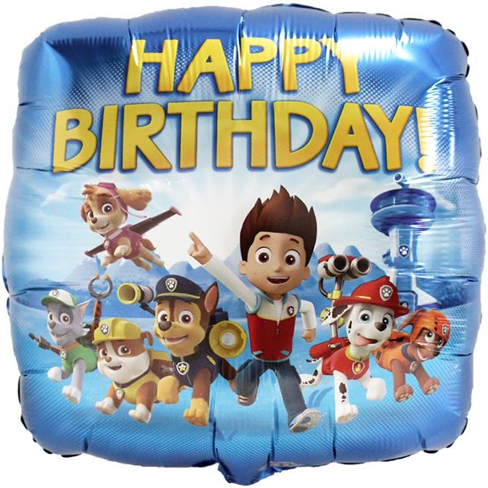 Paw Patrol Happy Birthday Balloon