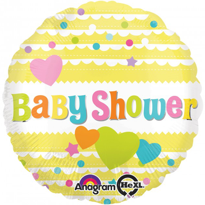 Yellow Baby Shower Balloon