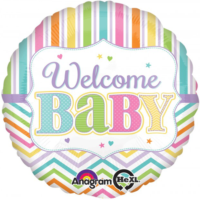 Bright Welcome Baby Balloon