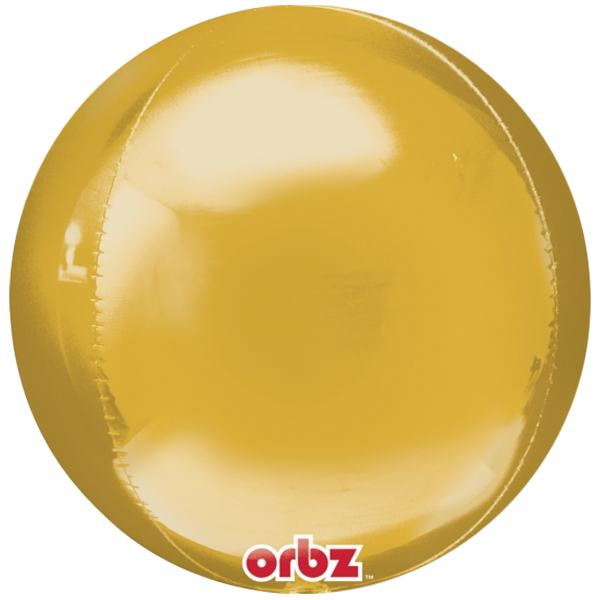 Gold Orbz Circular Balloon Orbz