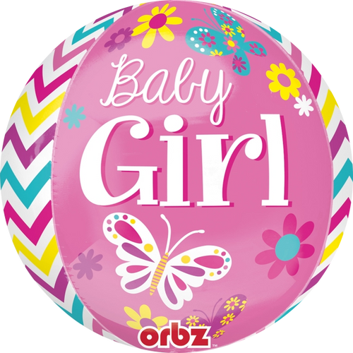 Sweet Baby Girl Balloon Orbz