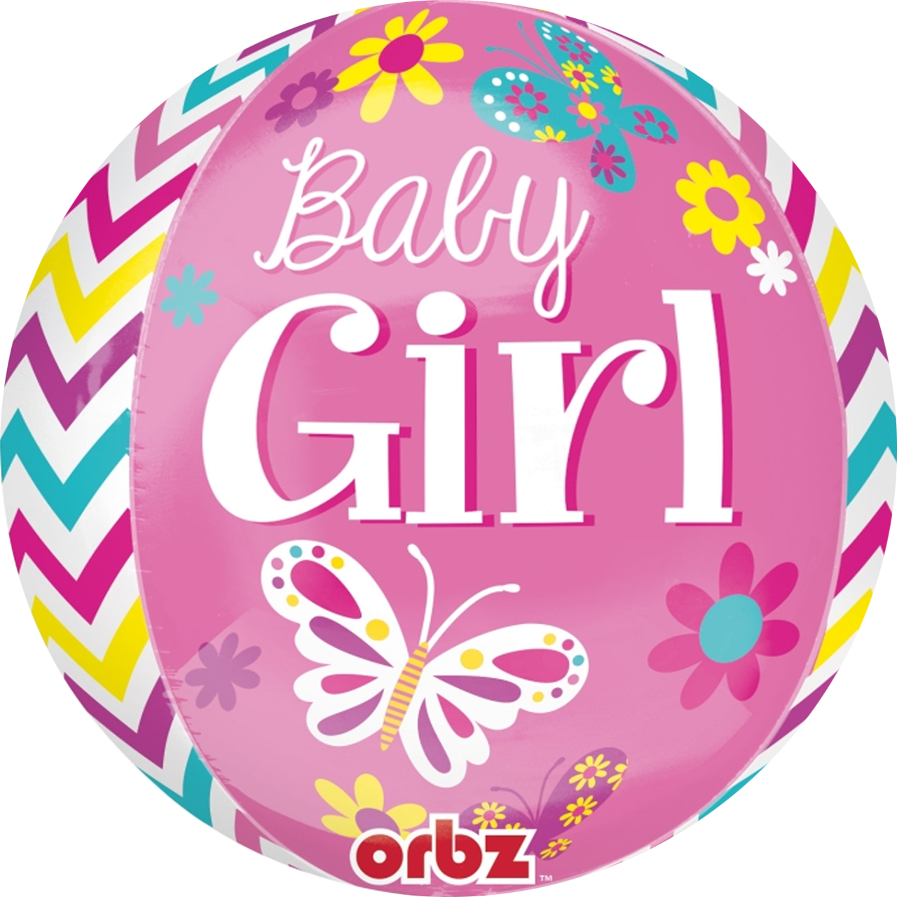 Sweet Baby Girl Balloon Orbz