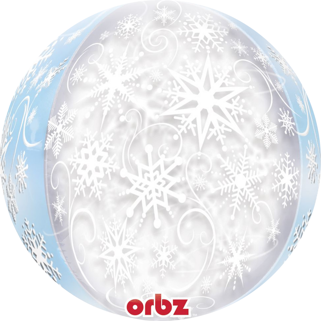 Snowflakes Balloon Orbz