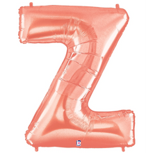 Load image into Gallery viewer, Gold Letter Z Foil Balloon Letters
