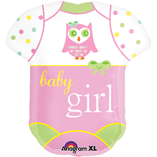 Baby Girl Bodysuit Balloon