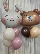 Load image into Gallery viewer, bunny and bear supershape balloons

