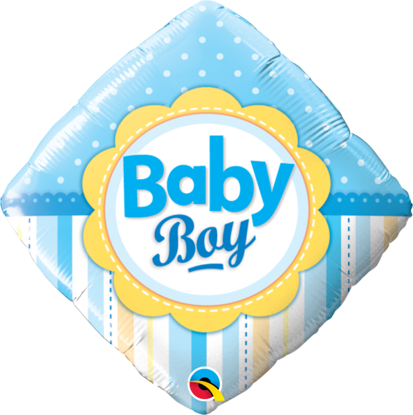 Baby Boy Dots & Stripes Balloon