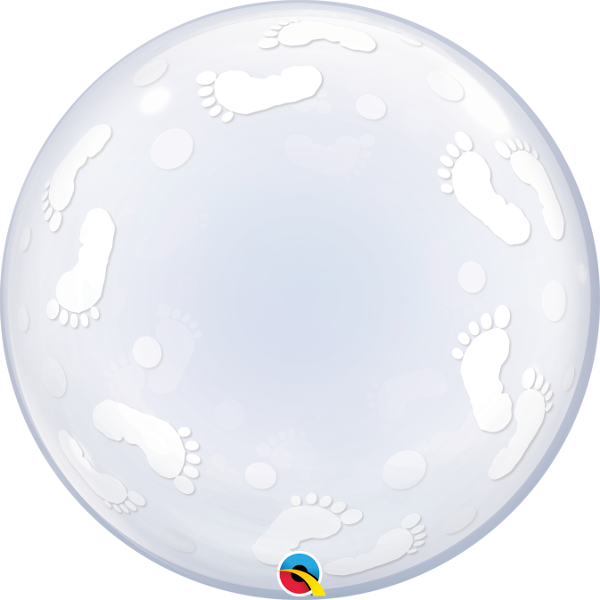 Baby Footprints Deco Bubble Balloon