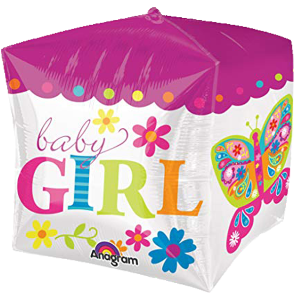 Baby Girl Cube Balloon