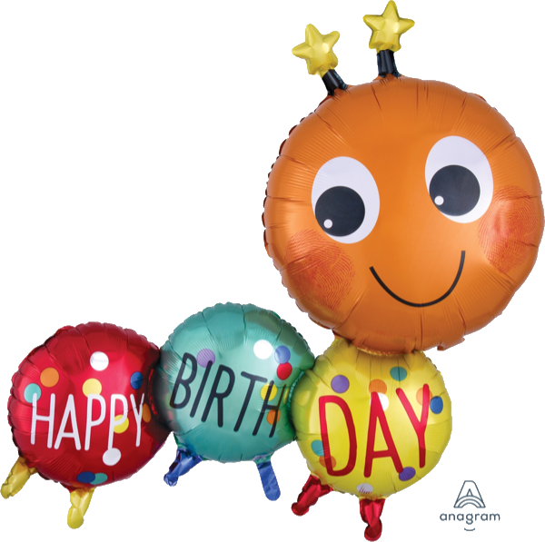 Birthday Bug Supershape Balloon
