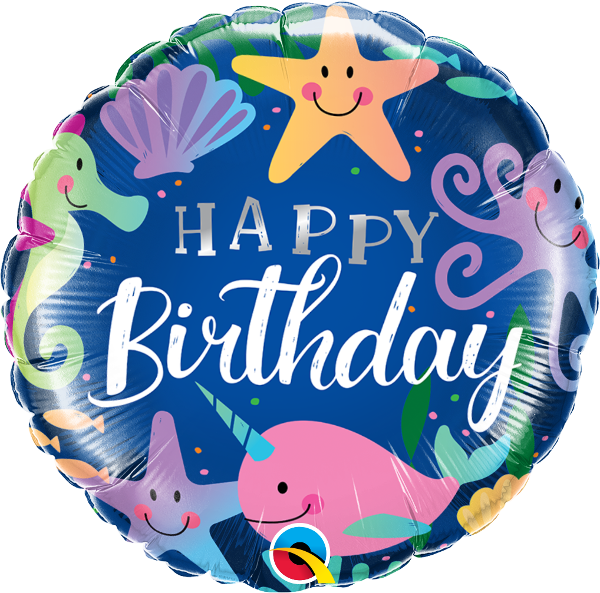 Birthday Fun Under The Sea Foil Balloon