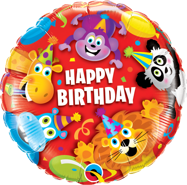 Happy Birthday Party Animal Balloon