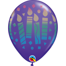 Load image into Gallery viewer, Birthday Spray Fashion Purple Violet 11&quot; Balloons
