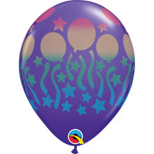 Load image into Gallery viewer, Birthday Spray Fashion Purple Violet 11&quot; Balloons
