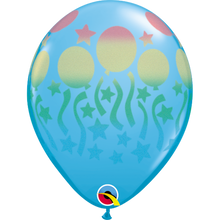 Load image into Gallery viewer, Birthday Spray Fashion Robin&#39;s Egg Blue 11&quot; Balloons
