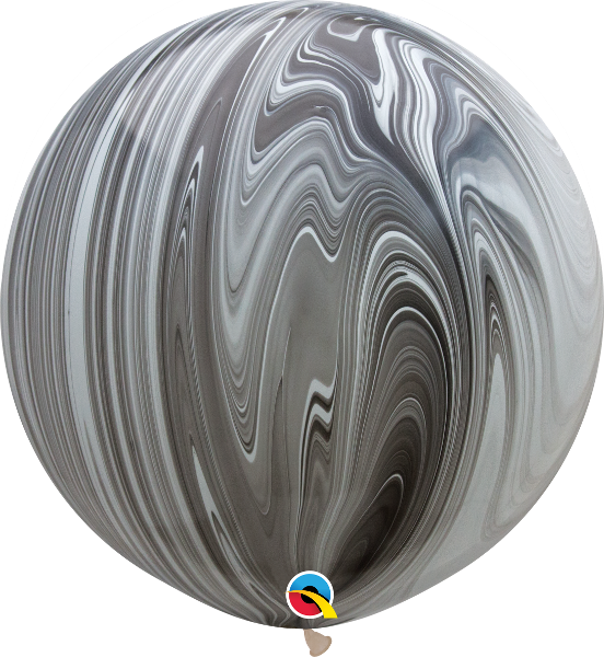 SuperAgates Color 3ft. Round Balloons