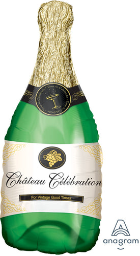champagne bottle supershape balloon