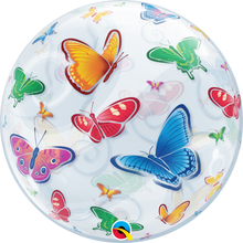 Load image into Gallery viewer, Butterflies Bubble Balloon
