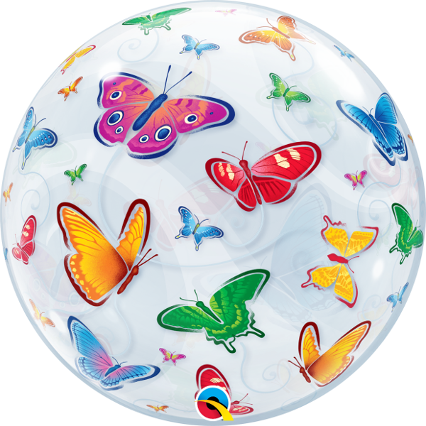 Butterflies Bubble Balloon