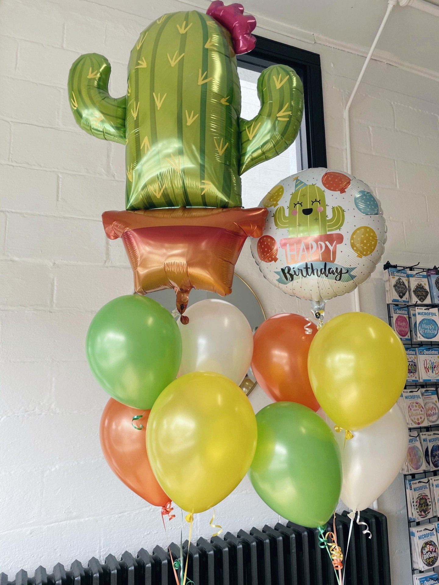 Cactus Party Happy Birthday Balloon Package
