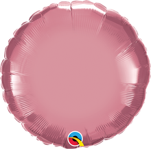 Load image into Gallery viewer, 18&quot; Chrome Circular Foil Balloon (in 6 colors)
