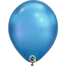 Load image into Gallery viewer, Qualatex chrome balloons 11&quot; 16&quot; blue
