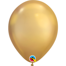 Load image into Gallery viewer, Qualatex chrome balloons 11&quot; 16&quot; gold
