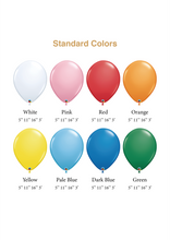 Load image into Gallery viewer, Standard Balloon-Color Chart_VancouverBalloons
