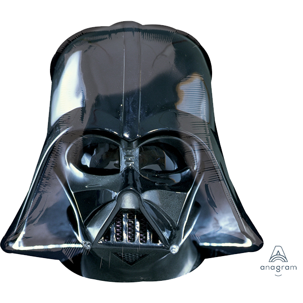 Darth Vader Helmet Black Supershape Balloon