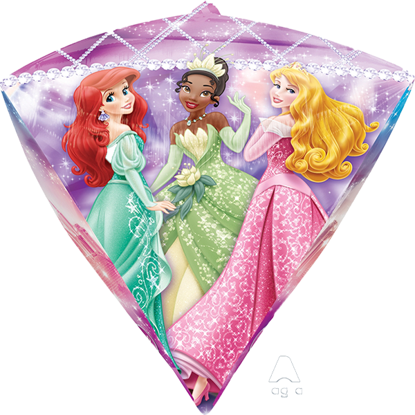 Disney Multi-Princess Diamond Shape Balloon