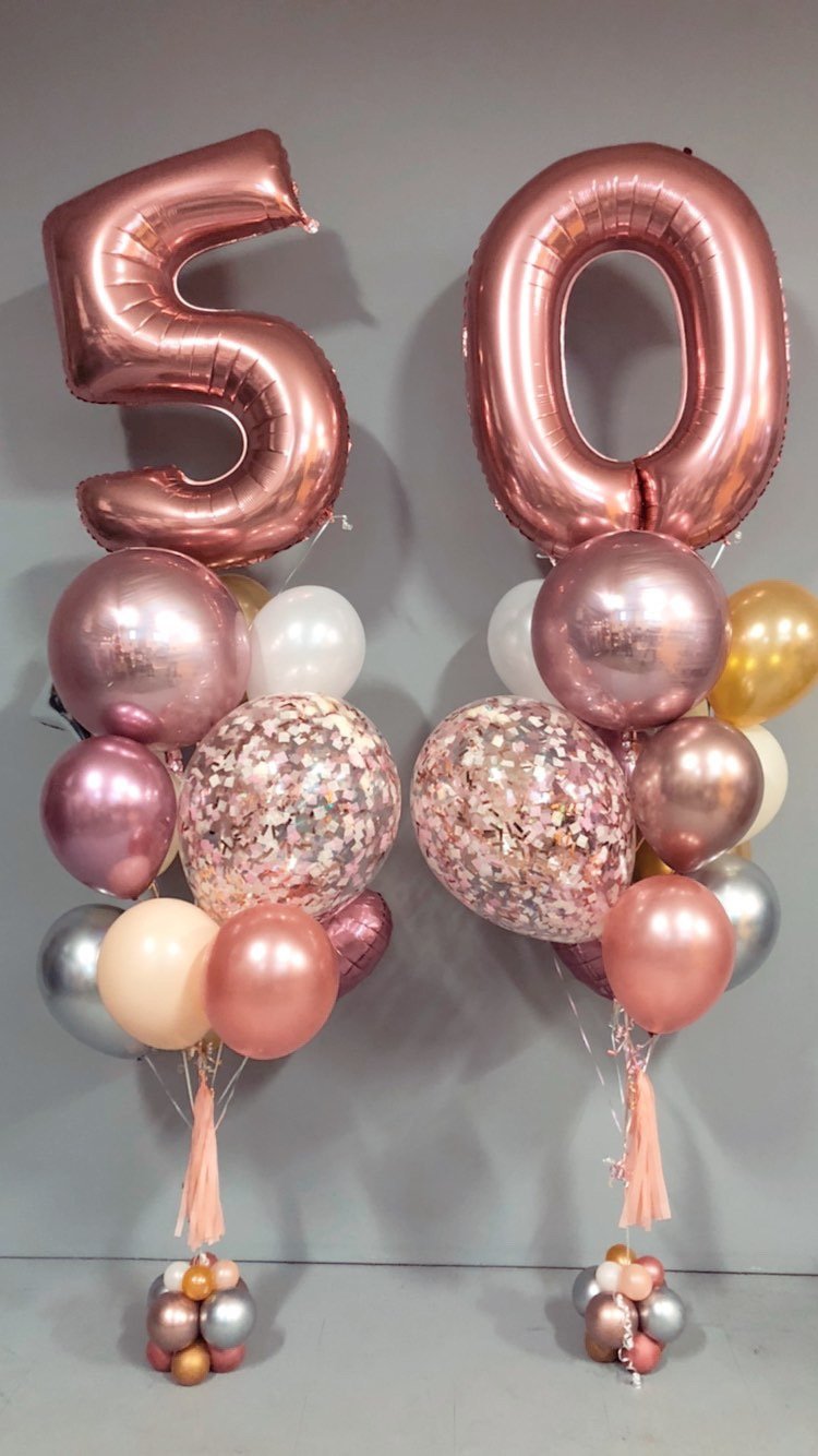 Rose Gold Ultimate Birthday Balloon Package