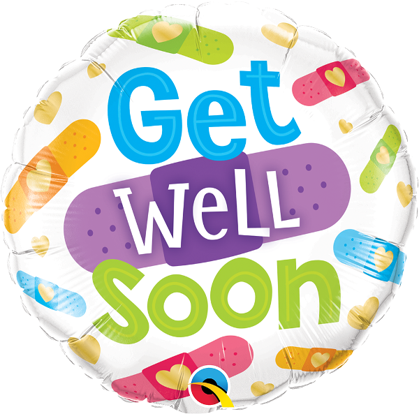Get Well Soon Bandages Balloon